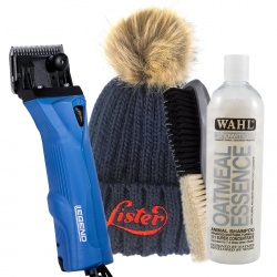 Lister Legend Horse Clipper & Cattle Clipper with FREE Lister Hat, Wahl Oatmeal Shampoo and Wahl Brush